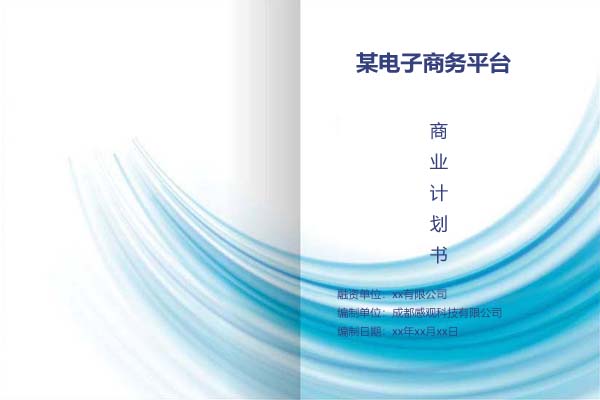 某电子商务平台商业计划书